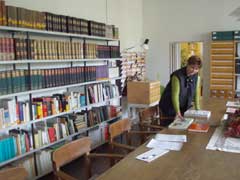 Lesesaal der Bibliothek